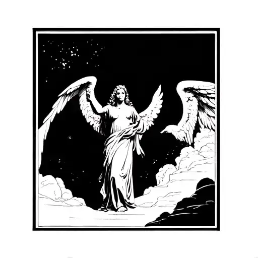 Guardian Angel Watching Insert Horizon