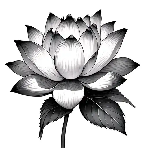 Sunrise Beach Dainty Flowers Lotus Gray