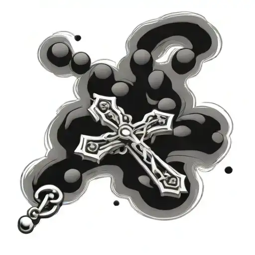 Rosary Dark Drop Falling