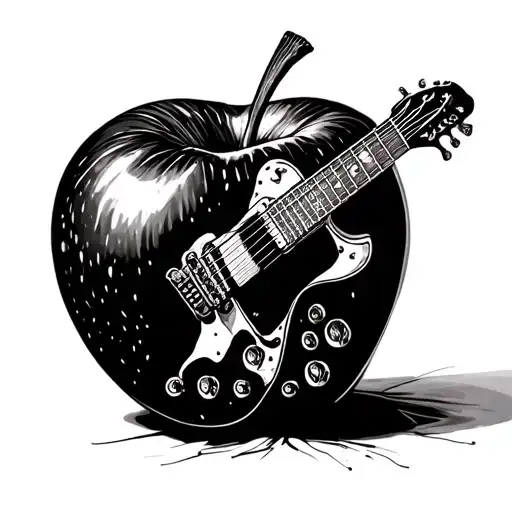 Guitar Bbq Cooking Apple Pip