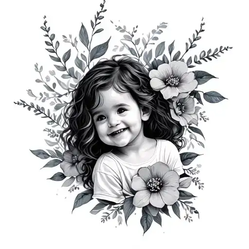 Birth Of My Daughter Who Smiles