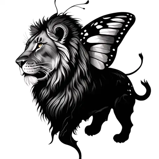 Lion Butterfly Emerging