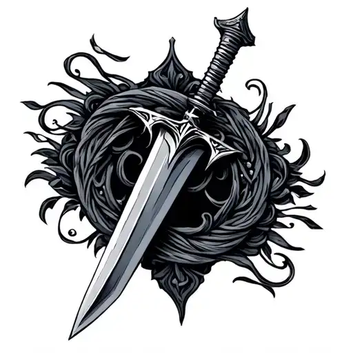 Simple Gothic Dagger