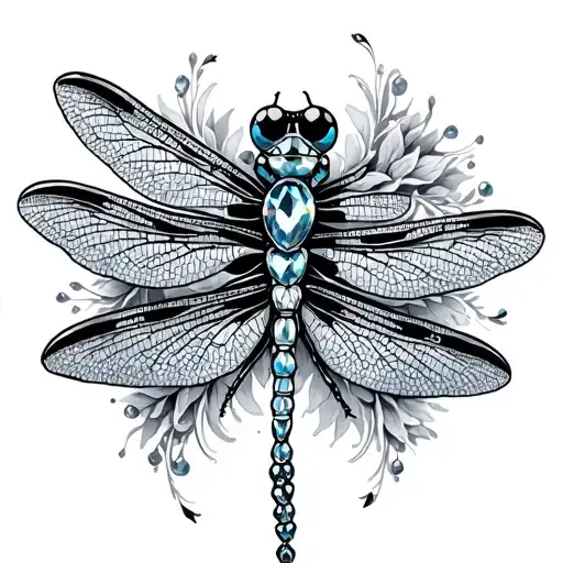 Jeweled Body Dragonfly Surrounded