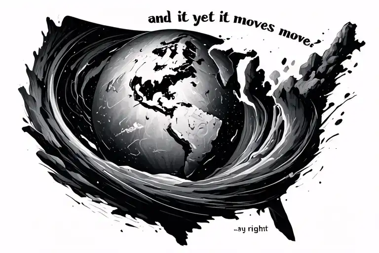 `And Yet It Moves` Quote That Includes Earth Spinning Approach That Science Is Right