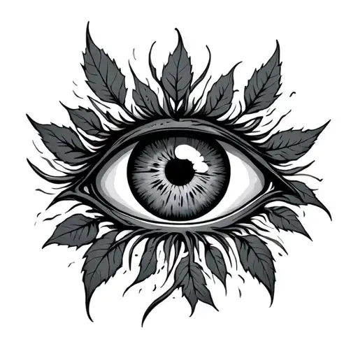 Evil Eye With Nature For Men