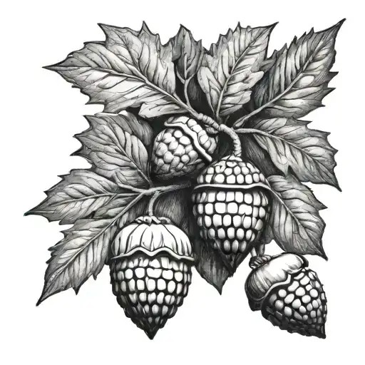 Acorn Is The Oak Tree