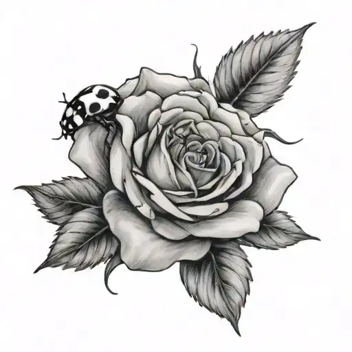 Rose And Ladybug