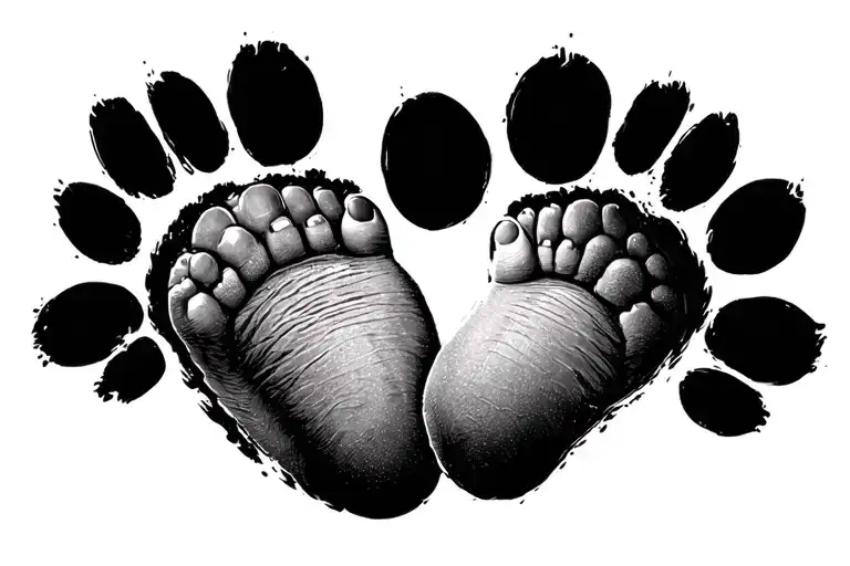 Baby Name Foot Print