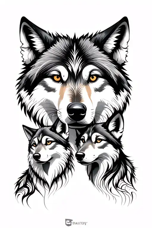 Polynesian Wolf Family