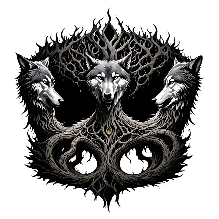 Yggdrasil W Wolves Howling