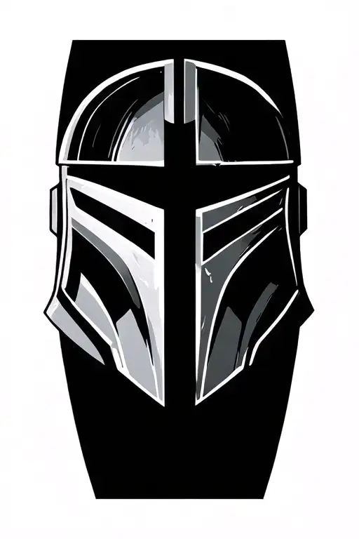 Star Wars Aurebesh Mandalorian Symbol