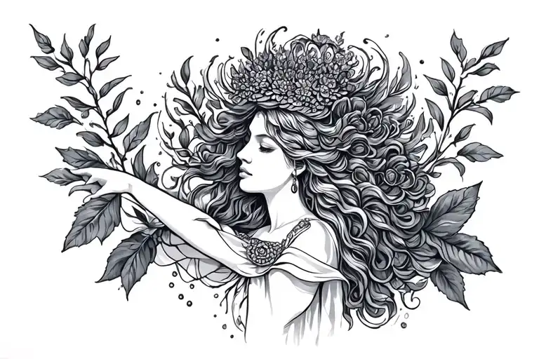 Like A Fresh Water Springthe Generous Queen Nourishes All She Touches