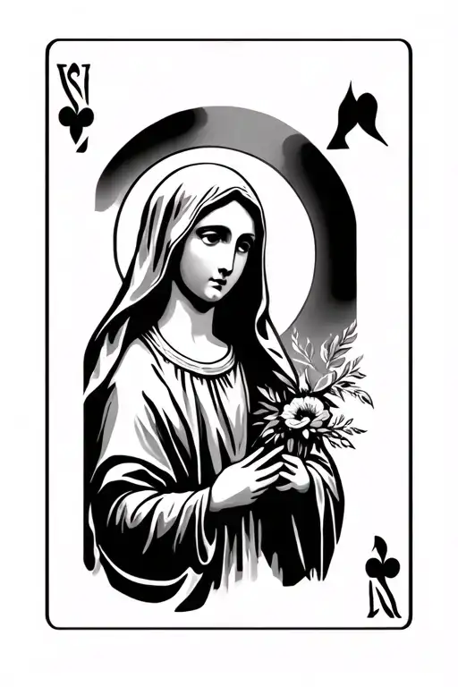 Cards With Virgin Mary