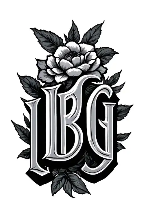Ibg Lettering Design