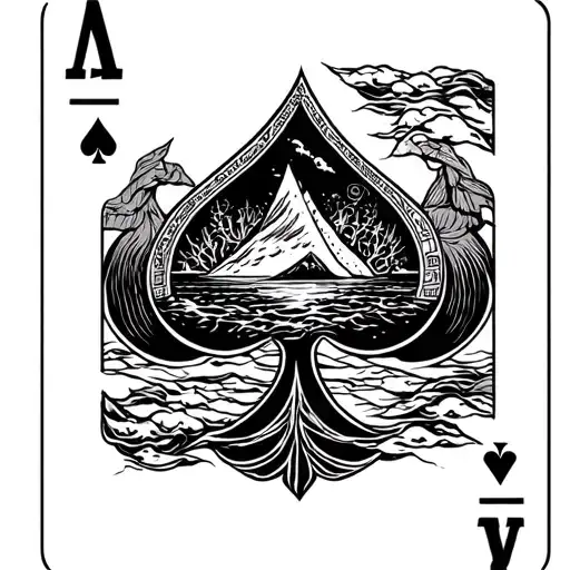 Ace Card And New Zealand Islands