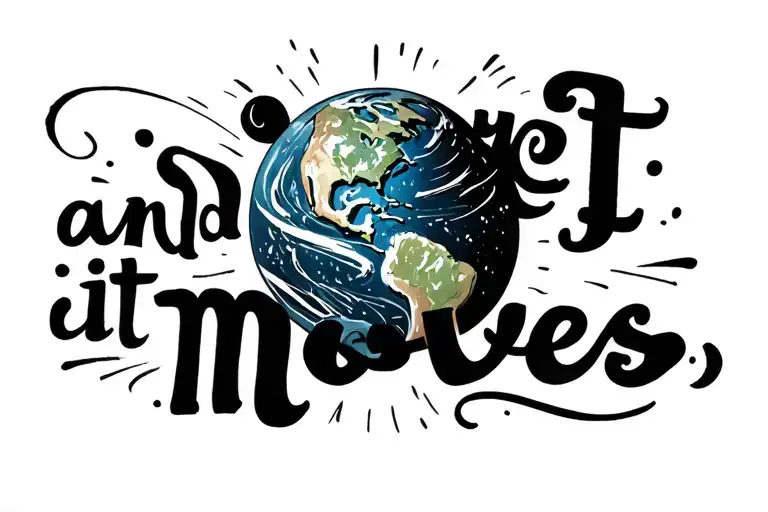 `And Yet It Moves` Quote That Includes Earth Spinning Approach That Science Is Right