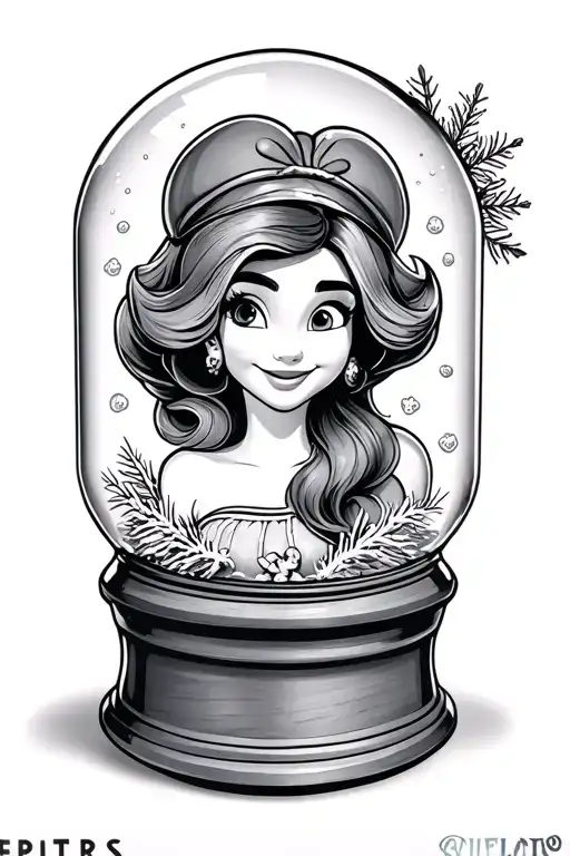 Disney Character Snow Globe