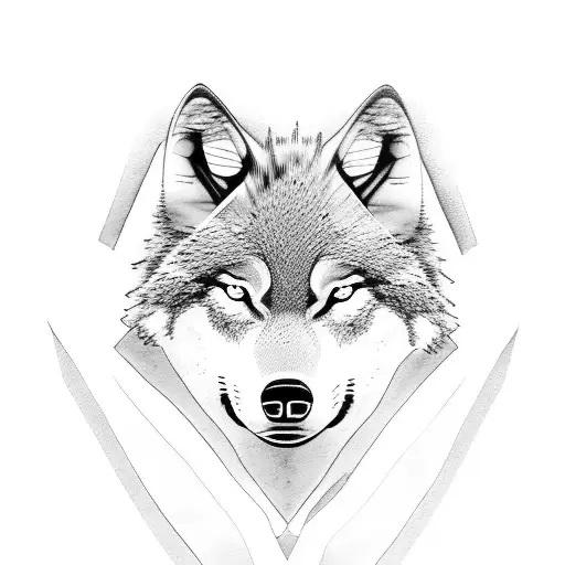 Both Sides Of A Wolf