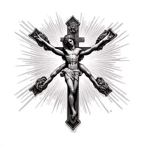 Crucifix And Bracelet