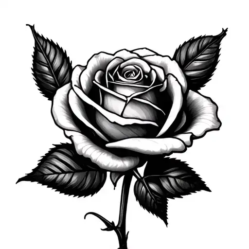 Small Rose With Name Written