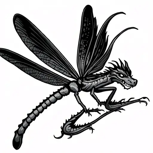 Unique Dragon Fly Tattoo To Remember My Mommy Who Died From Liver Cancer