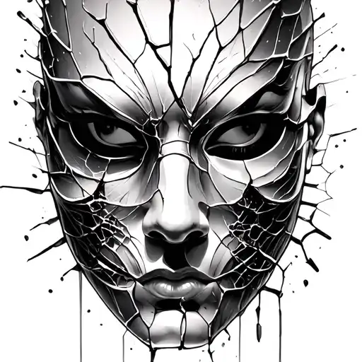 Broken Glass Mask