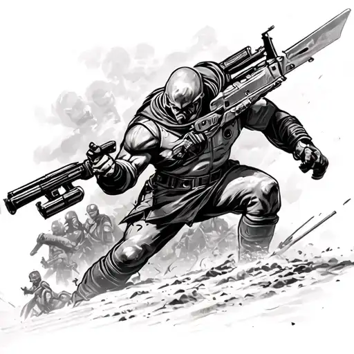 Brotherhood Of Steel Battle Scene