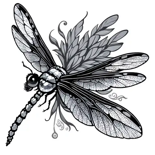 Jewel Wings Dragonfly