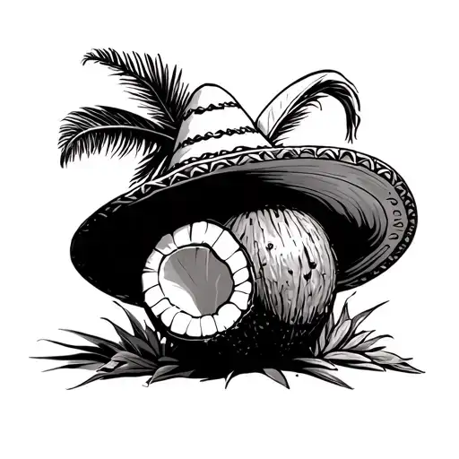 Coconut With A Sombrero