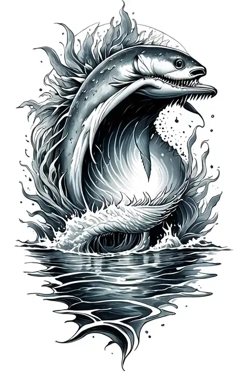 Ocean Themed Half Sleeve