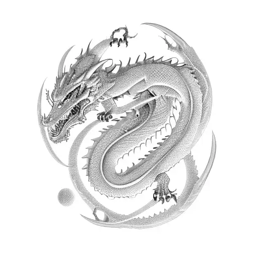 Full Sleeve Robotic Dragon