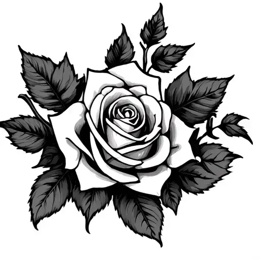 Rose Vine Collar Bone