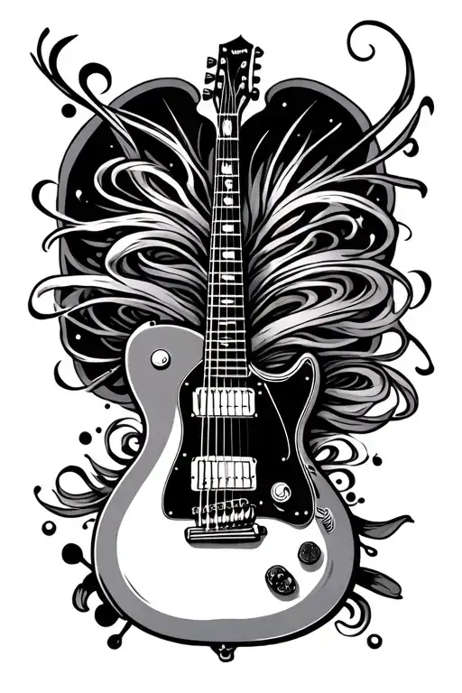 Musical Guitar Surrounded