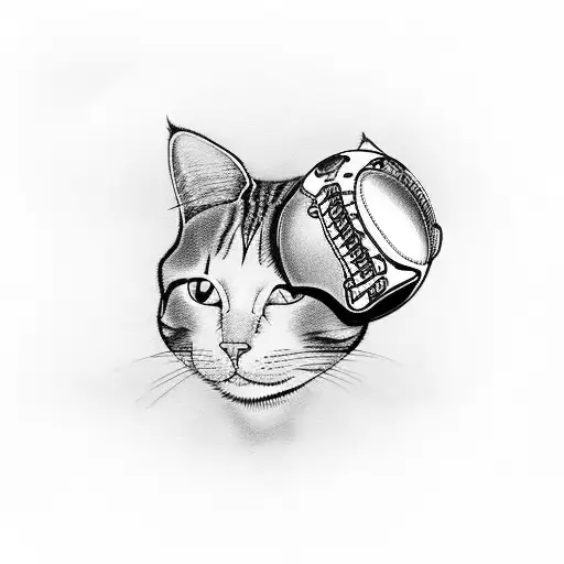 A Cat Riding A Motorcycle With A Football Helmet