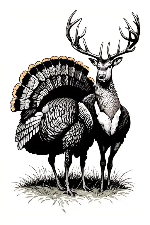 Turkey And Deer Huntig