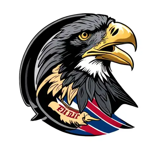 Florida State Flag Bald Eagle
