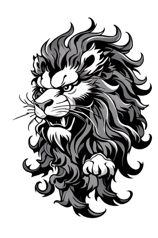 Traditional Japanese Lion