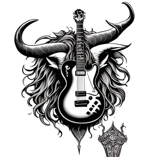 Taurus And Guitar