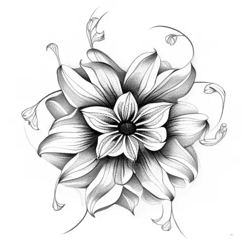 Flower Bouquet With Spider Lilies As The Centerpiece