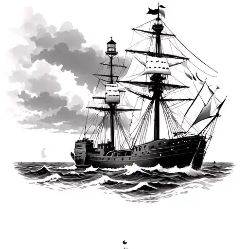 Ship Lighthouse Britain