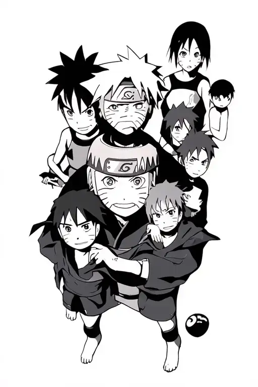 Naruto And His Family