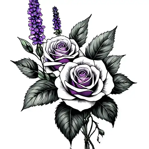 'Coit Tower Flower Lavender Flower Red Roses Black Daliah Lilacs Black Eyes Susan