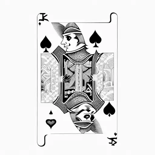 Old School Joker Playing Card