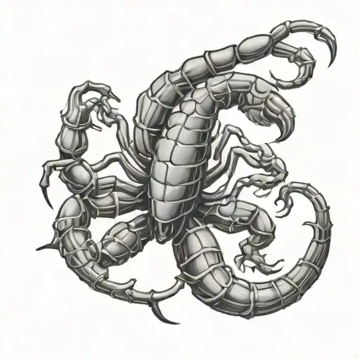 Scorpion Zodiac Sign Intertwined Within
