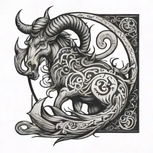 Xai With Capricorn Symbol