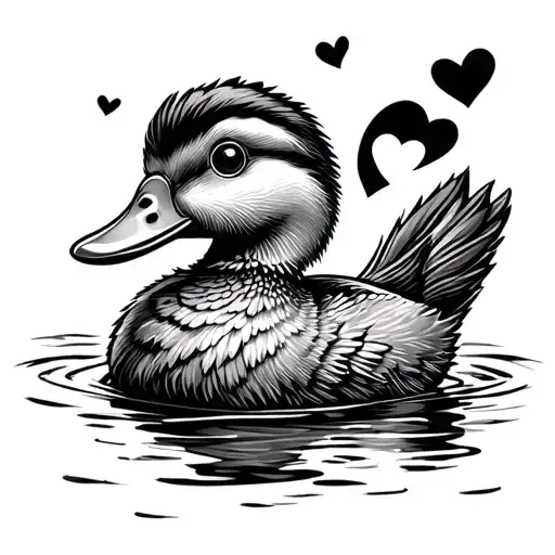 Little Duck With Heart