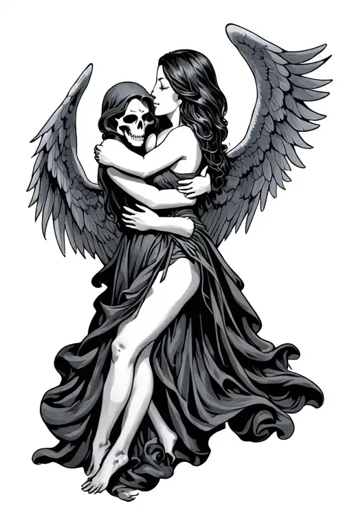 Reaper Hugs Angel