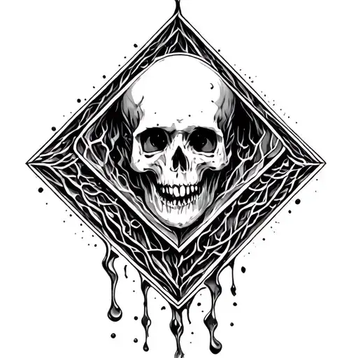 Blood Sweat And Tears Inside A Diamond Shaped Line