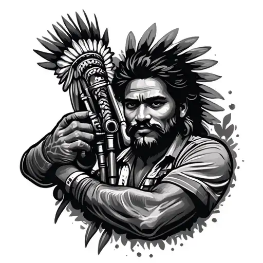 Tatto Design For An Indian Man Petrol Head Hard Worker Family Man